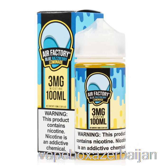 Vape Baku Blue Razzberry Lemonade - Air Factory - 100mL 0mg